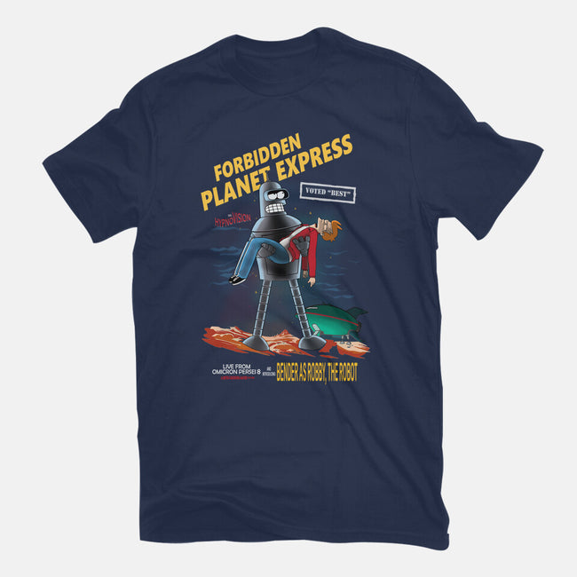 Forbidden Planet Express-Womens-Fitted-Tee-ladymagumba