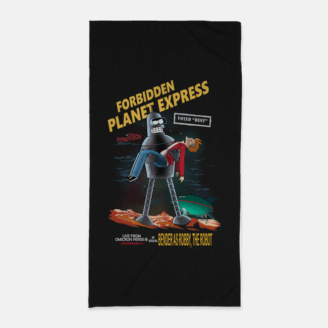 Forbidden Planet Express-None-Beach-Towel-ladymagumba