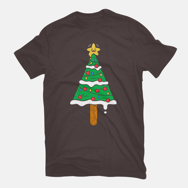 Christmas Tree Popsicle-Womens-Basic-Tee-krisren28