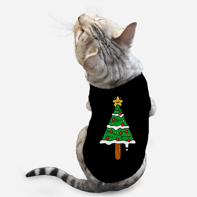 Christmas Tree Popsicle-Cat-Basic-Pet Tank-krisren28