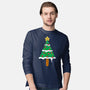 Christmas Tree Popsicle-Mens-Long Sleeved-Tee-krisren28