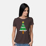 Christmas Tree Popsicle-Womens-Basic-Tee-krisren28