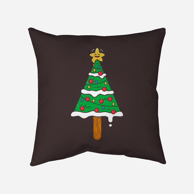 Christmas Tree Popsicle-None-Removable Cover-Throw Pillow-krisren28