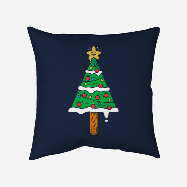 Christmas Tree Popsicle-None-Removable Cover-Throw Pillow-krisren28