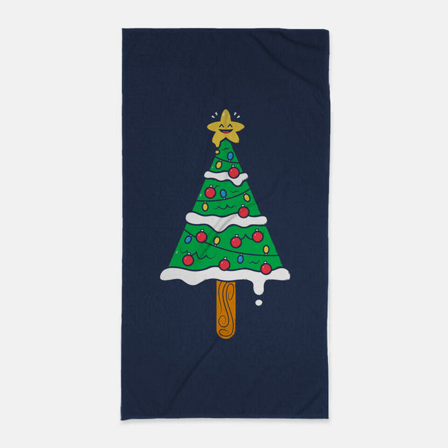 Christmas Tree Popsicle-None-Beach-Towel-krisren28