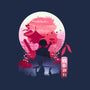 Samurai Landscape-None-Glossy-Sticker-dandingeroz