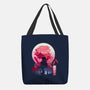 Samurai Landscape-None-Basic Tote-Bag-dandingeroz