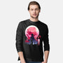 Samurai Landscape-Mens-Long Sleeved-Tee-dandingeroz