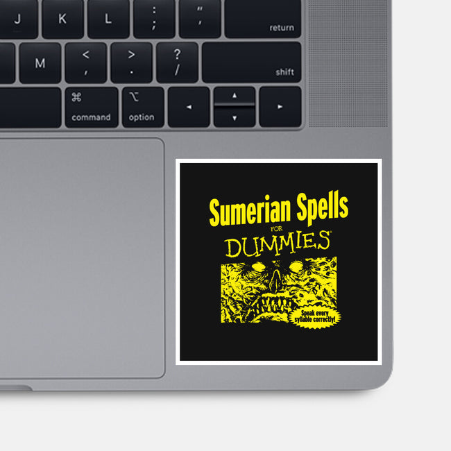 Sumerian Spells For Dummies-None-Glossy-Sticker-Boggs Nicolas