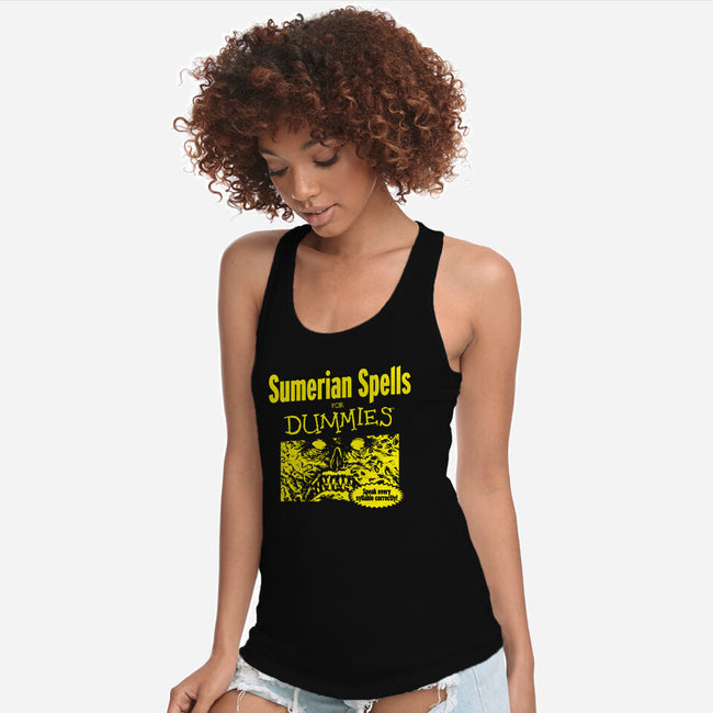 Sumerian Spells For Dummies-Womens-Racerback-Tank-Boggs Nicolas