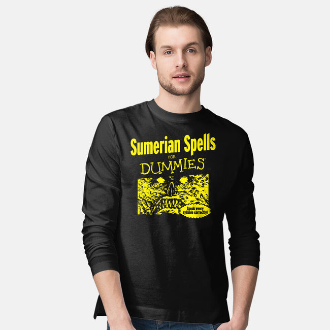 Sumerian Spells For Dummies-Mens-Long Sleeved-Tee-Boggs Nicolas