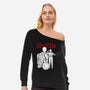 The Droids-Womens-Off Shoulder-Sweatshirt-Boggs Nicolas