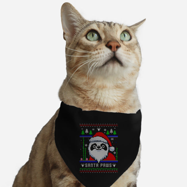 Santa Paws Christmas Panda-Cat-Adjustable-Pet Collar-constantine2454