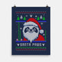 Santa Paws Christmas Panda-None-Matte-Poster-constantine2454