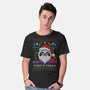 Santa Paws Christmas Panda-Mens-Basic-Tee-constantine2454