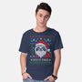 Santa Paws Christmas Panda-Mens-Basic-Tee-constantine2454