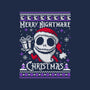 Merry Nightmare Christmas-Womens-Basic-Tee-NemiMakeit