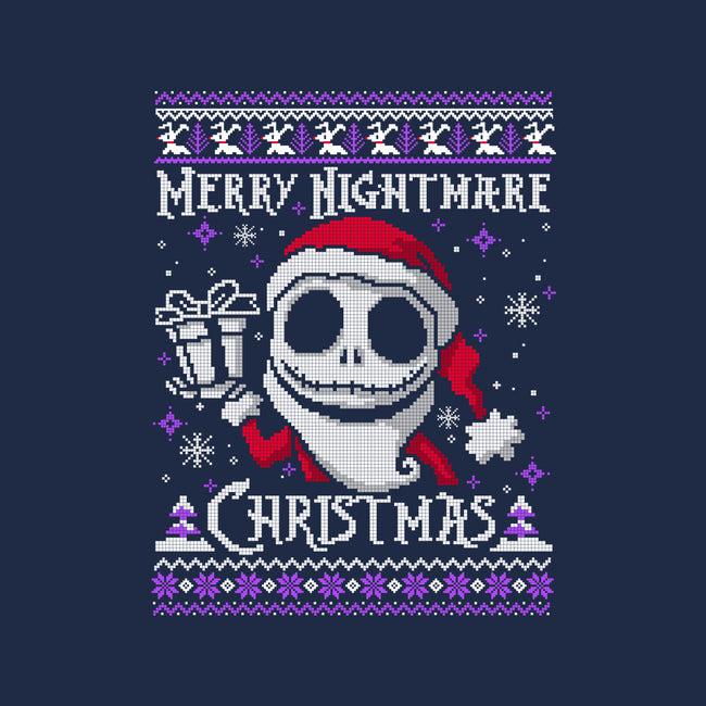 Merry Nightmare Christmas-Womens-Fitted-Tee-NemiMakeit