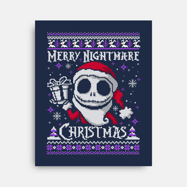 Merry Nightmare Christmas-None-Stretched-Canvas-NemiMakeit