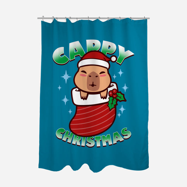 Cappy Xmas-None-Polyester-Shower Curtain-Boggs Nicolas