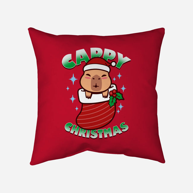 Cappy Xmas-None-Removable Cover-Throw Pillow-Boggs Nicolas