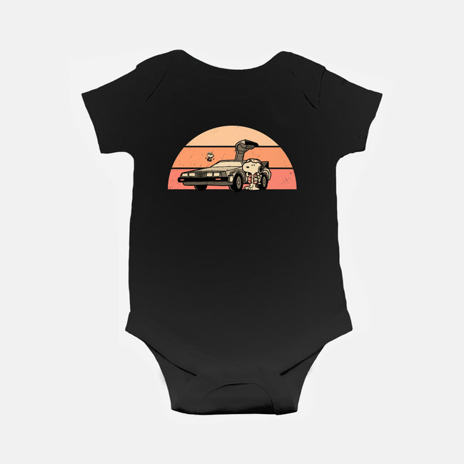 Outatime Beagle-Baby-Basic-Onesie-retrodivision