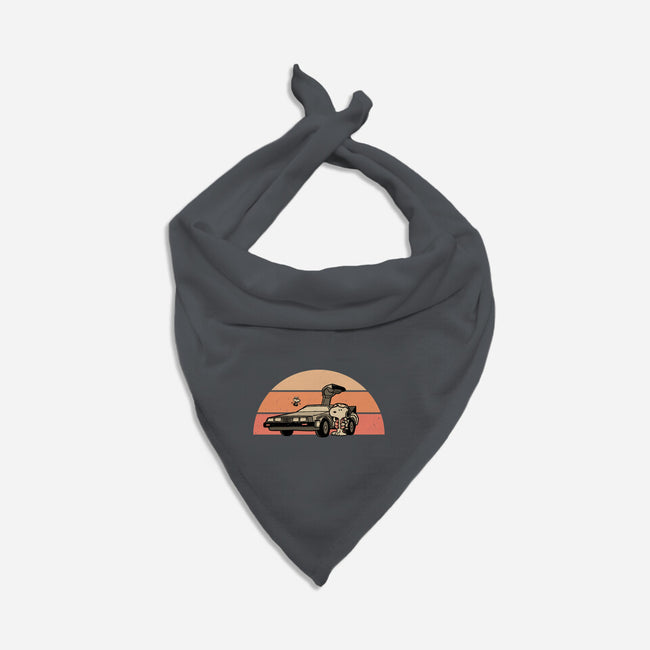 Outatime Beagle-Dog-Bandana-Pet Collar-retrodivision