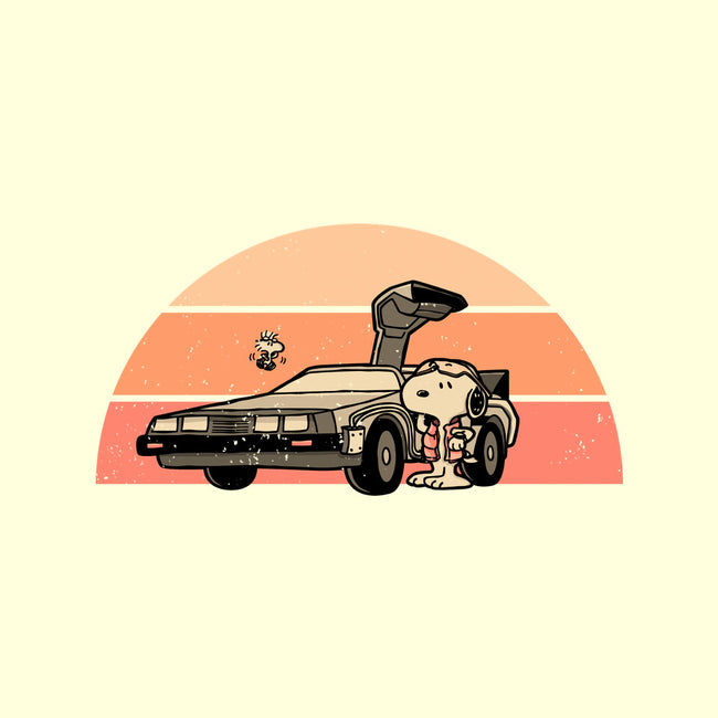 Outatime Beagle-None-Stretched-Canvas-retrodivision