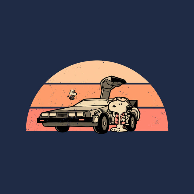 Outatime Beagle-None-Fleece-Blanket-retrodivision