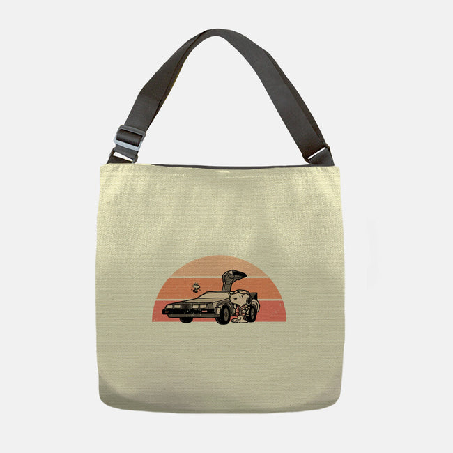 Outatime Beagle-None-Adjustable Tote-Bag-retrodivision