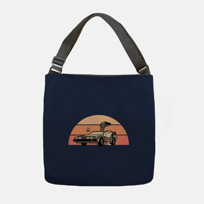 Outatime Beagle-None-Adjustable Tote-Bag-retrodivision