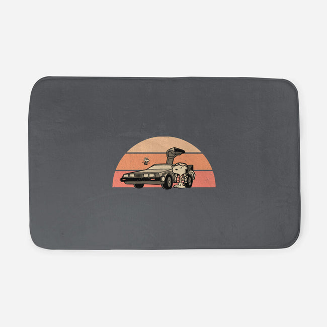 Outatime Beagle-None-Memory Foam-Bath Mat-retrodivision