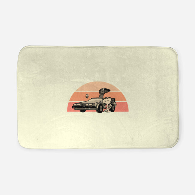 Outatime Beagle-None-Memory Foam-Bath Mat-retrodivision