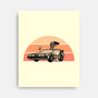 Outatime Beagle-None-Stretched-Canvas-retrodivision