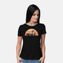 Outatime Beagle-Womens-Basic-Tee-retrodivision