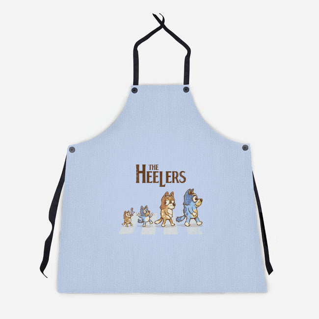 The Heelers Road-Unisex-Kitchen-Apron-kg07