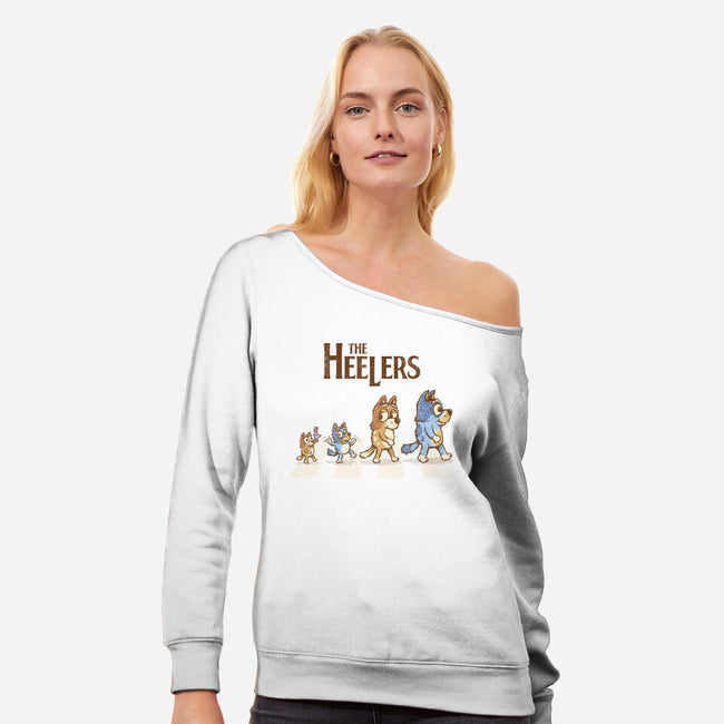 The Heelers Road-Womens-Off Shoulder-Sweatshirt-kg07