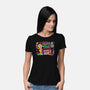 Tano's Tiki Tavern-Womens-Basic-Tee-Wheels