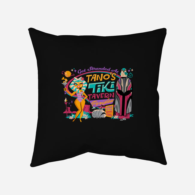 Tano's Tiki Tavern-None-Removable Cover-Throw Pillow-Wheels