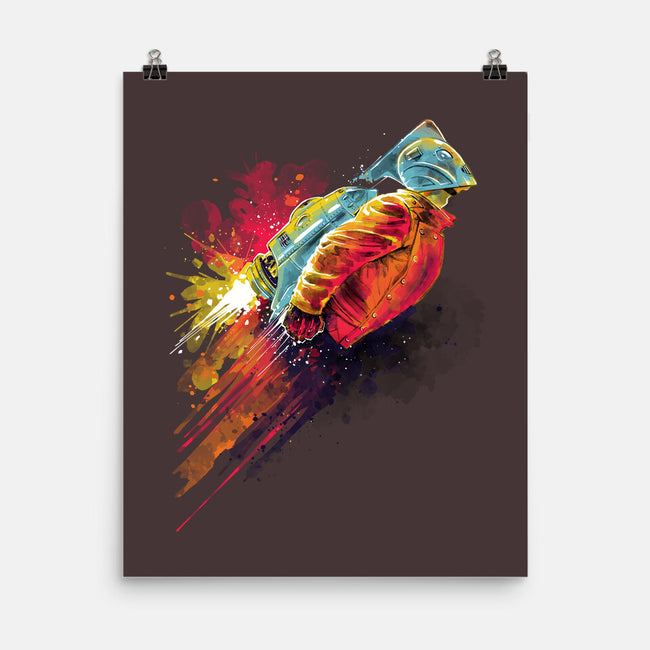 Human Rocket-None-Matte-Poster-zascanauta