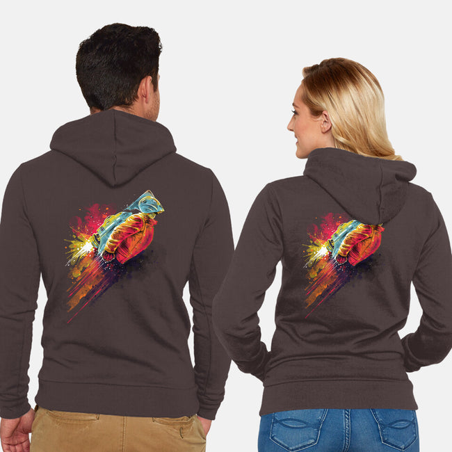 Human Rocket-Unisex-Zip-Up-Sweatshirt-zascanauta