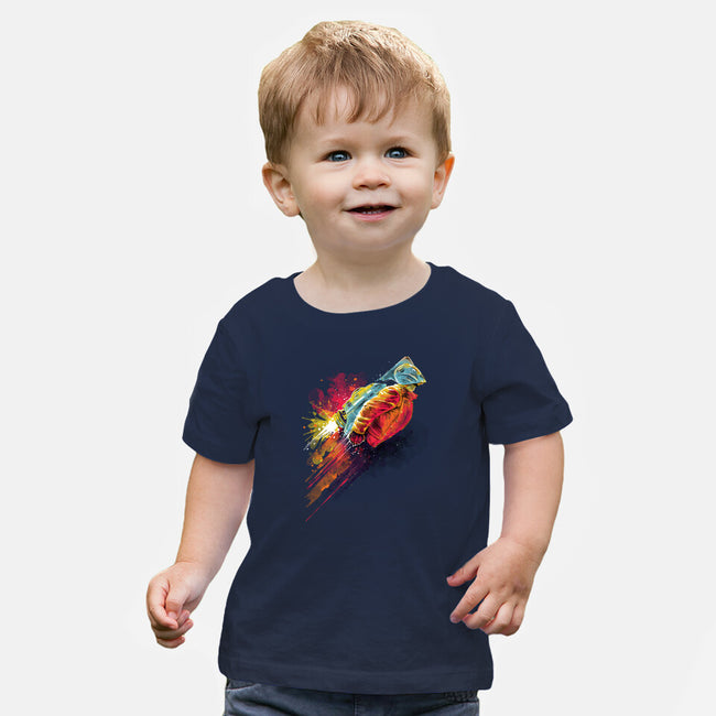 Human Rocket-Baby-Basic-Tee-zascanauta