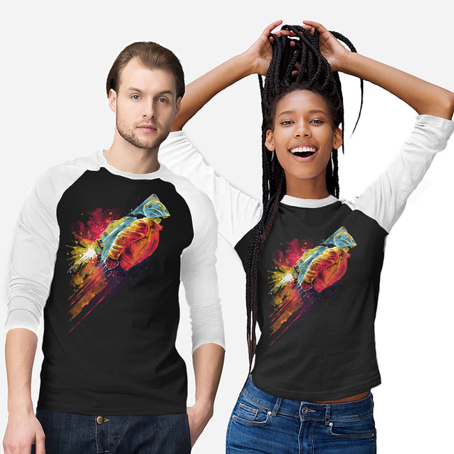 Human Rocket-Unisex-Baseball-Tee-zascanauta