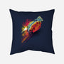 Human Rocket-None-Removable Cover-Throw Pillow-zascanauta