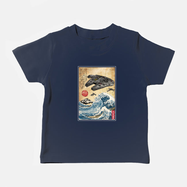 Rebels In Japan Woodblock-Baby-Basic-Tee-DrMonekers