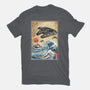 Rebels In Japan Woodblock-Womens-Fitted-Tee-DrMonekers