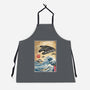 Rebels In Japan Woodblock-Unisex-Kitchen-Apron-DrMonekers