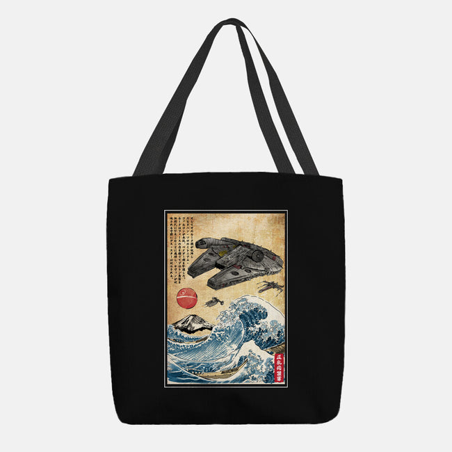 Rebels In Japan Woodblock-None-Basic Tote-Bag-DrMonekers