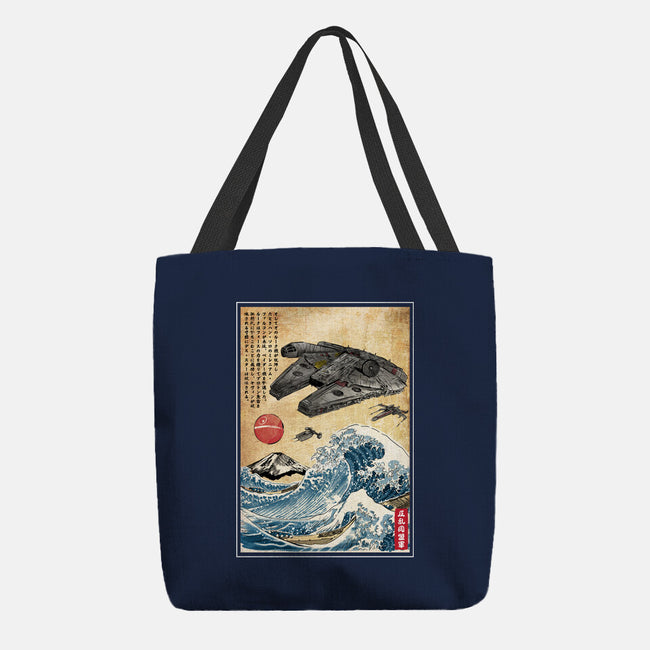 Rebels In Japan Woodblock-None-Basic Tote-Bag-DrMonekers