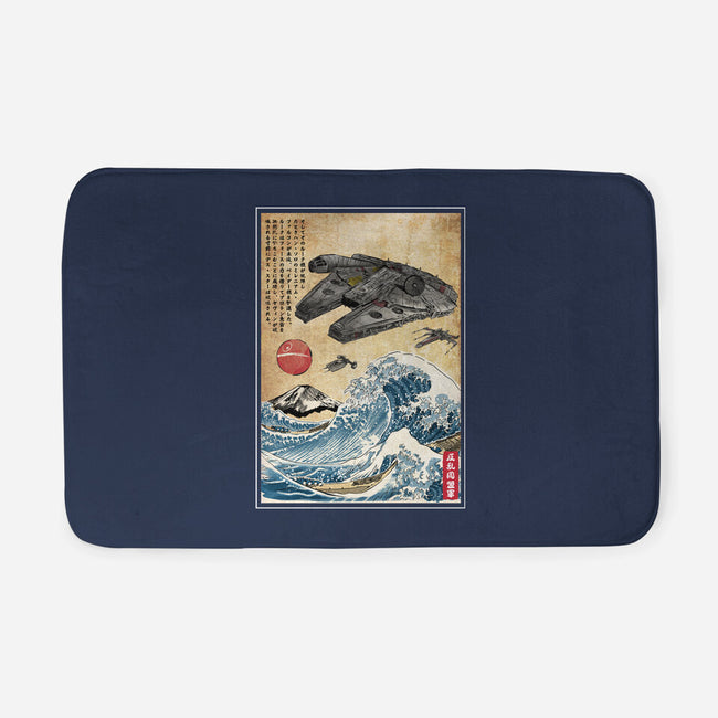 Rebels In Japan Woodblock-None-Memory Foam-Bath Mat-DrMonekers